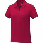 Elevate Life Cotton Polo with Contrast Details, Black/Heather Grey XS, EL38111 – image 3