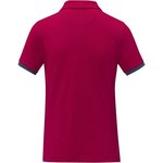 Elevate Life Baumwoll-Polo mit Kontrastdetails, Black/Heather Grey XS, EL38111 – Bild 4
