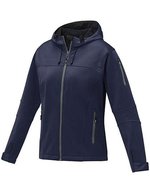 Elevate Life Softshelljacke mit 2-Wege-Reißverschluss für Damen – Navy