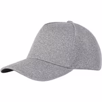 Elevate Life Manu 5-Panel Stretch Cap with Cool Fit, Heather Charcoal One Size, EL38682 – image 3