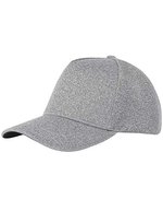 Elevate Life Manu 5-Panel Stretch Cap mit Cool Fit, Heather Charcoal One Size, EL38682 – Melange Grigio
