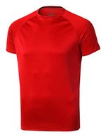 Elevate Life Atmungsaktives Cool Fit T-Shirt – Red