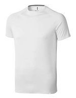 Elevate Life Atmungsaktives Cool Fit T-Shirt, Black XS, EL39010 – White