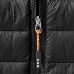 Elevate Life Leichte Daunenjacke Scotia mit Kinnschutz, Black XS, EL39305 – Bild 6