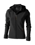 Elevate Life Softshell-Jacke Langley mit Kapuze für Damen, Black XS, EL39312 – Bild 2