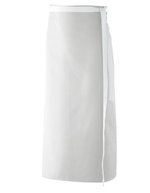 Exner XXL Schürze 130x100 cm, Black 130 x 100 cm, EX117 – Blanc