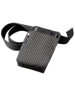 Exner Gürteltasche mit Kugelschreiberhalter, Gastronomie-Kollektion – Black Pinstripe