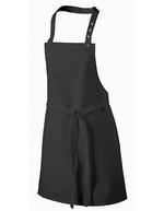 Exner Kinderlatzschürze mit verstellbarem Halsband – Black