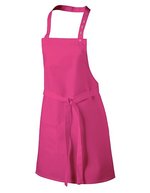 Exner Kinderlatzschürze mit verstellbarem Halsband – Hot Pink