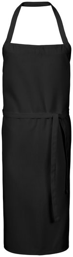 Exner Latzschürze Basic 100% Polyester, Black 100 x 80 cm, EX1394 – Bild 3