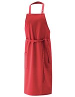 Exner Latzschürze XXL mit verstellbarem Halsband, Bordeaux 100 x 100 cm, EX141 – Rouge