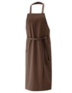 Exner Latzschürze XXL mit verstellbarem Halsband, Bordeaux 100 x 100 cm, EX141 – Caramel
