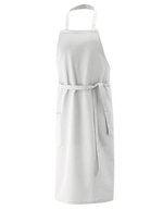 Exner Latzschürze XXL mit verstellbarem Halsband, Bordeaux 100 x 100 cm, EX141 – Blanc