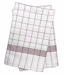 Exner Torchon à Carreaux Pack de 10 Coton, White-Blue Checked 50 x 70 cn, EX153 – image 3