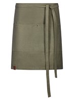 Vorbinder Canvas 80 x 45 cm mit Tasche – Dark Green Washed