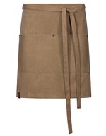 Vorbinder Canvas 80 x 45 cm mit Tasche – Mid Brown Washed