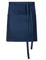 Vorbinder Canvas 80 x 45 cm mit Tasche – Royal Blue Washed