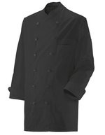 Exner Kochjacke mit Armtasche, schwarz – Black