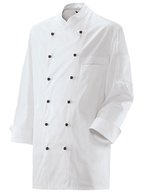 Exner Kochjacke mit Armtasche, schwarz – White