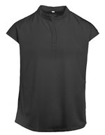 Exner Blusenkasack mit Stehkragen für Damen – Black