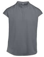 Exner Blusenkasack mit Stehkragen für Damen – Graphite