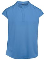 Exner Blusenkasack mit Stehkragen für Damen – Light Blue