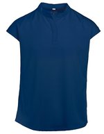 Exner Blusenkasack mit Stehkragen für Damen – Navy
