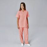 Exner Schlupfkasack mit V-Ausschnitt, Hot Pink XL, EX273 – Bild 1