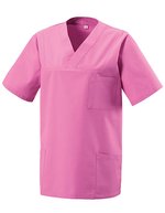 Exner Schlupfkasack mit V-Ausschnitt – Hot Pink