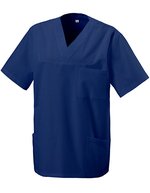 Exner Schlupfkasack mit V-Ausschnitt, Hot Pink XL, EX273 – Blu navy