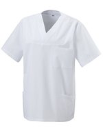 Exner Schlupfkasack mit V-Ausschnitt, Hot Pink XL, EX273 – Bianco
