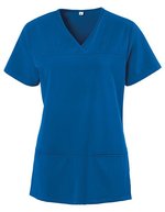 Exner Schlupfkasack X-Top mit V-Ausschnitt für Damen, Black XS, EX280 – Bleu royal