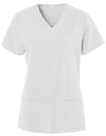 Exner Schlupfkasack X-Top mit V-Ausschnitt für Damen, Black XS, EX280 – Blanc