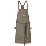 Exner Latzschürze Canvas mit Zier-Label, Graphite 80 x 70 cm, EX285 – Bild 3