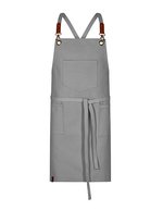 Latzschürze Canvas – Silver Grey
