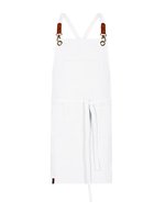 Latzschürze Canvas – White