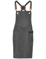 Exner Kinderlatzschürze Canvas mit Taschen, Graphite 60 x 45 cm, EX287 – Bild 2