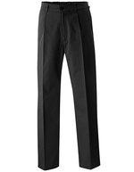 Exner Kochhose mit Bundfalte und Taschen – Black