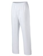 Exner OP-Schlupfhose mit Rundumgummizug, Bordeaux M, EX330 – Blanc