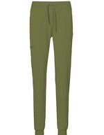 Exner Bequeme Schlupfhose mit Taschen und Gummibund, Graphite XL, EX332 – Olive