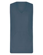 Exner Überwurfschürze Soft-Touch V-Ausschnitt – Graphite