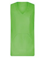 Exner Überwurfschürze Soft-Touch V-Ausschnitt, Black I (36-42), EX347 – Citron Vert