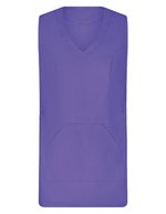 Exner Überwurfschürze Soft-Touch V-Ausschnitt, Black I (36-42), EX347 – Violet