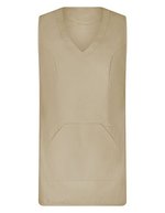 Exner Überwurfschürze Soft-Touch V-Ausschnitt, Black I (36-42), EX347 – Sable
