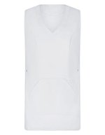 Exner Überwurfschürze Soft-Touch V-Ausschnitt, Black I (36-42), EX347 – Blanc