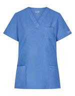Exner Sportsline Damen-Kasack. Regular Fit Black XS (EX704) – Light Blue