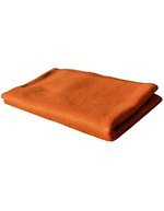 Exner Fleecedecke mit Zierstich-Rand, Bordeaux 130 x 160 cm, EX855 – Terracotta