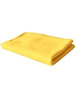 Exner Fleecedecke mit Zierstich-Rand, Bordeaux 130 x 160 cm, EX855 – Yellow