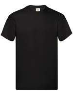 Fruit of the Loom Original T-Shirt mit Rundhalsausschnitt – Black