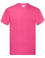 Fruit of the Loom Original T-Shirt mit Rundhalsausschnitt, Black XXL, F110 – Fucsia